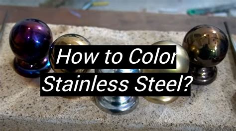 how to color metal at home